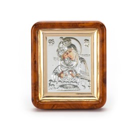 NKlaus Mother of God of Pochaev Icon in Frame with Plexiglass 7 x 6 cm Christian 11065