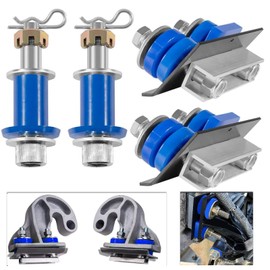 for Peterbilt 378 379 Hood Hinge Pivot Bolt Set,Bushings and Mounting Bolts Replace P/N 13-04154, 13-04164; ATRO HM75-66154, HM75-66164; 3-15273, 13-04726, 13-04727