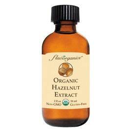 Flavorganics Organic Extract, Hazelnut, 2 Ounce