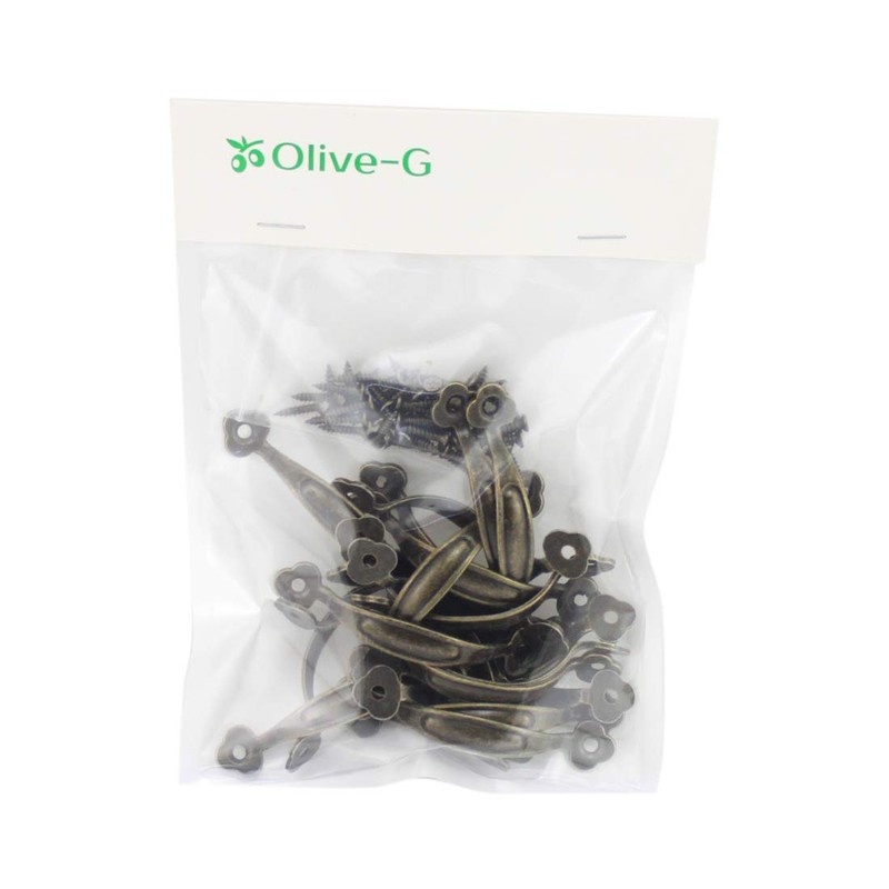 Olive-G 20 Pcs Fashion Distressed Handle with Screws