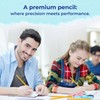 Rosmonde 1250 Bulk Yellow Pencils, Pre Sharpened #2 HB, Easy