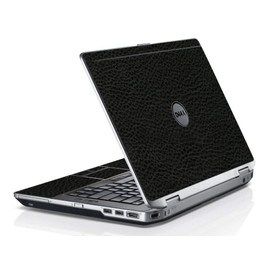 LidStyles Vinyl Protection Skin Kit Decal Sticker Compatible with Dell Latitude E6220 (Black Leather)