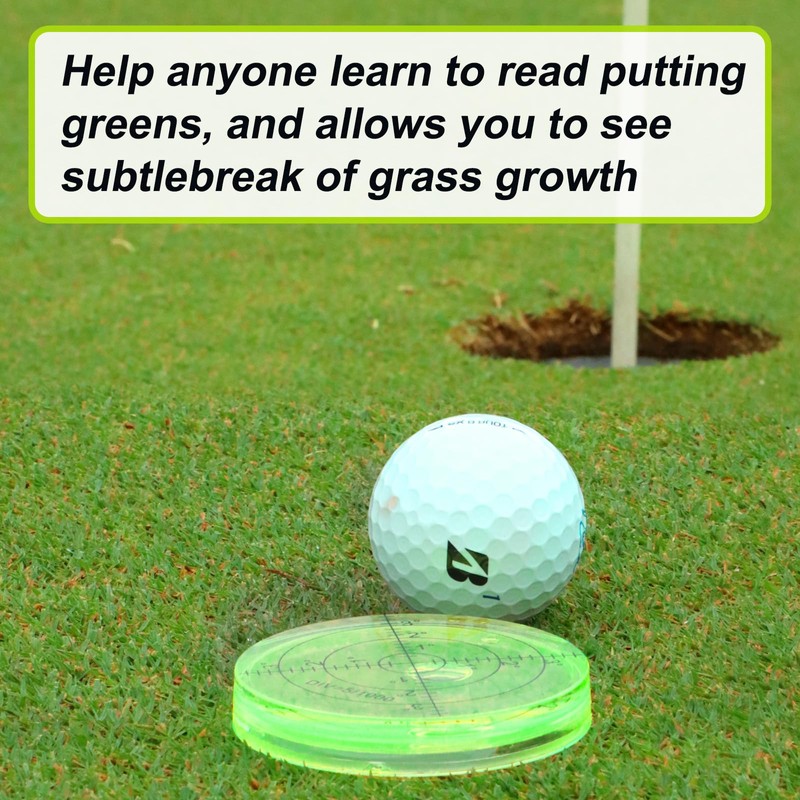 Golf Green Reader,Golf Putting Training Aid-With High Precision Leveling Bubbles,