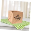 KOMBIUDA Kraft Paper Storage Bag Washable Reusable Pouch for Vegetables