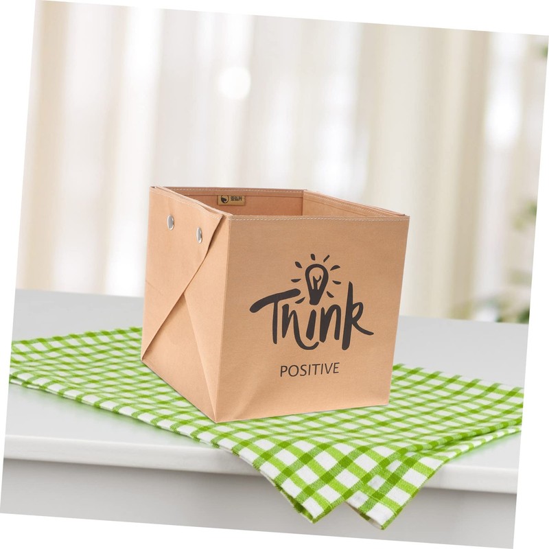 KOMBIUDA Kraft Paper Storage Bag Washable Reusable Pouch for Vegetables