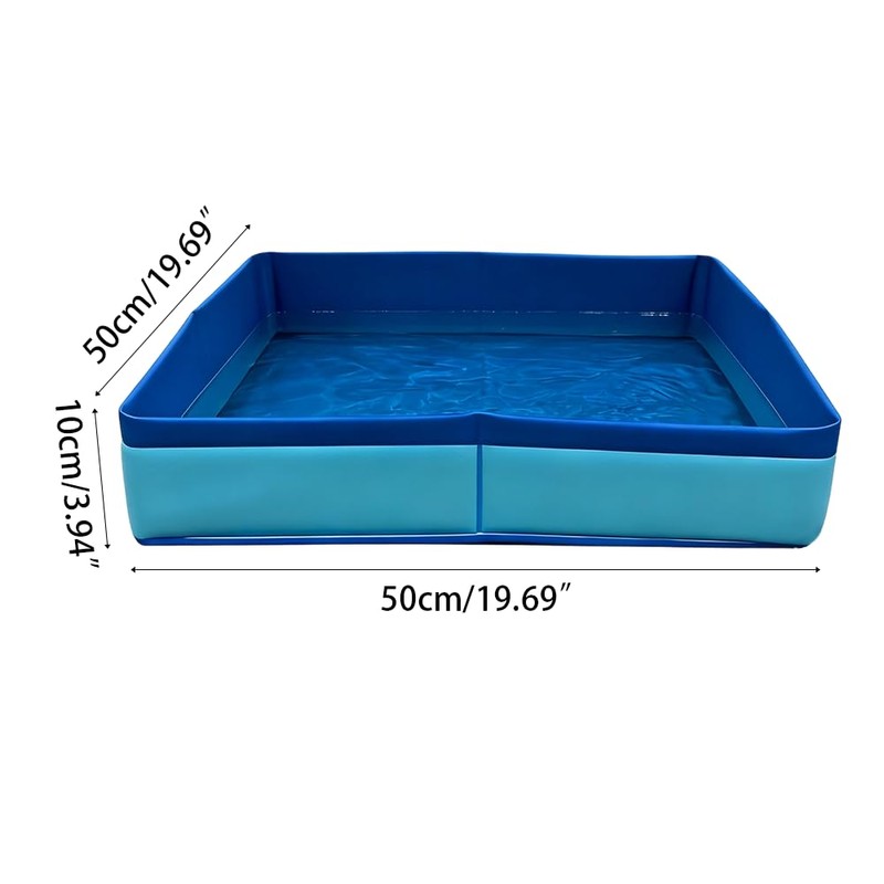 Pet Bathing Pool,Foldable Waterproof PVC Paddling Tub