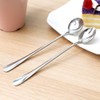 Long Handle Ice Tea Spoon, Stainless Steel Round Head Ergonomic