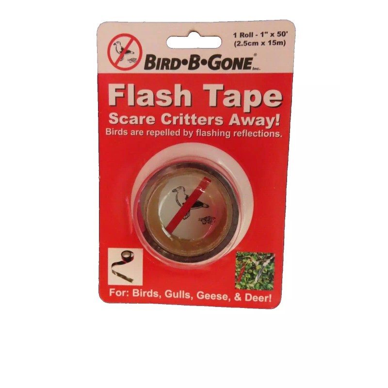 Bird B Gone Flash Tape 1" x 50' #MMFT-050 Scare