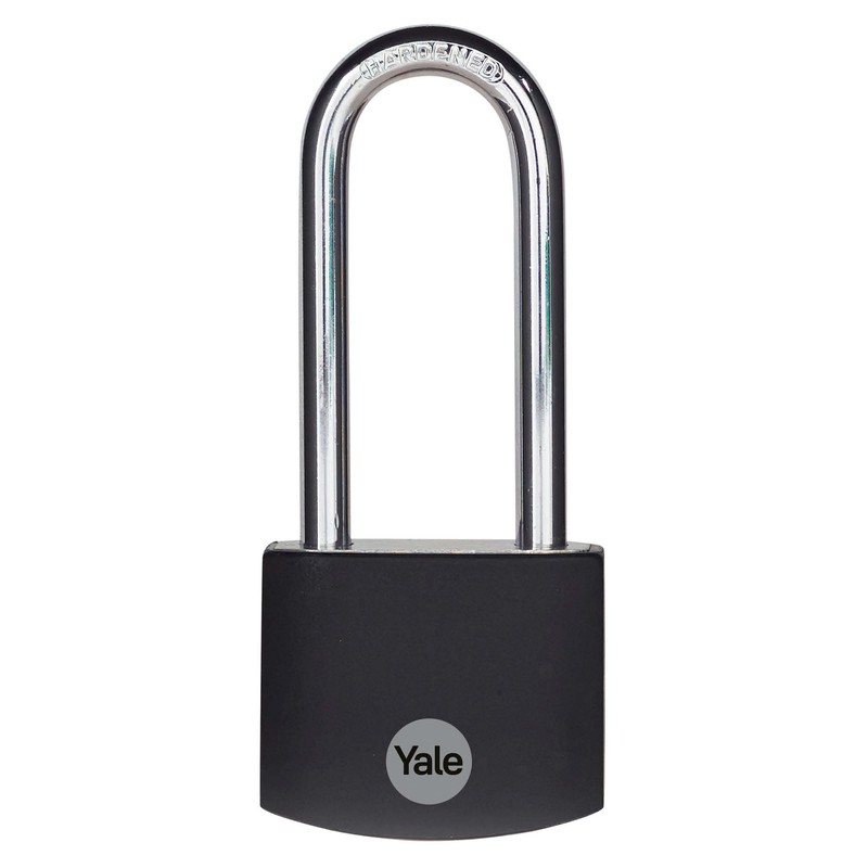 Yale - YE3B/38/156/1/BK Standard Sicherheit 38 mm Aluminium Vorhängeschlos