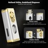 5-in-1 Torch Lighter with Triple Jet Flame, Straight Tool, Holder,