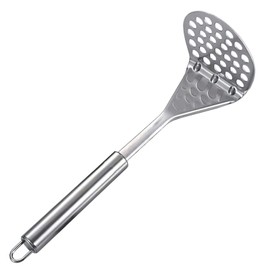 Stainless Steel Potato Masher Mashing Plate for Mashing Potatoes, Guacamole, Egg Salad, Banana Bread, Vegetables and Fruits (7-Shape)