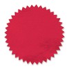 PaperDirect Plain Red Foil Embossing Serrated Edge Certificate Seals, 2