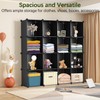 Whitmor 16 Cube Closet Organizers and Storage, Stackable Plastic Closet
