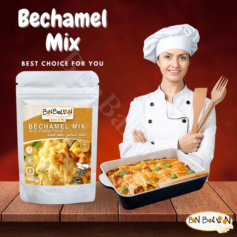 Bechamel Mix With Cheese Powder Flavor Cheesy Béchamel Spice Easy