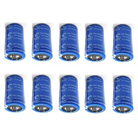 JUNJIAHUAYUE 10pcs 2.7V 500F Supercapacitors 35x60mm Blue 16V 83F Automotive Supercapacitor Module