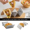 6 Stück Taco Halter Ständer, Taco Halter Edelstahl, Tortilla Halter
