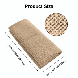 100 cm Jute Fabric, Sold by the Metre, 160 cm Wide, Hessian Made of Natural Fibres, 280 g/m², Jute Fabric for Sewing, Crafts, Decorative Fabric for Home, Gardening, Party Accessories, DIY Projects