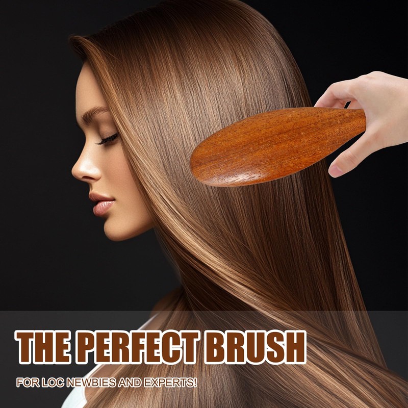 Loc Brush for Dreads, Scraping Massage Tools Wide Tooth Comb,