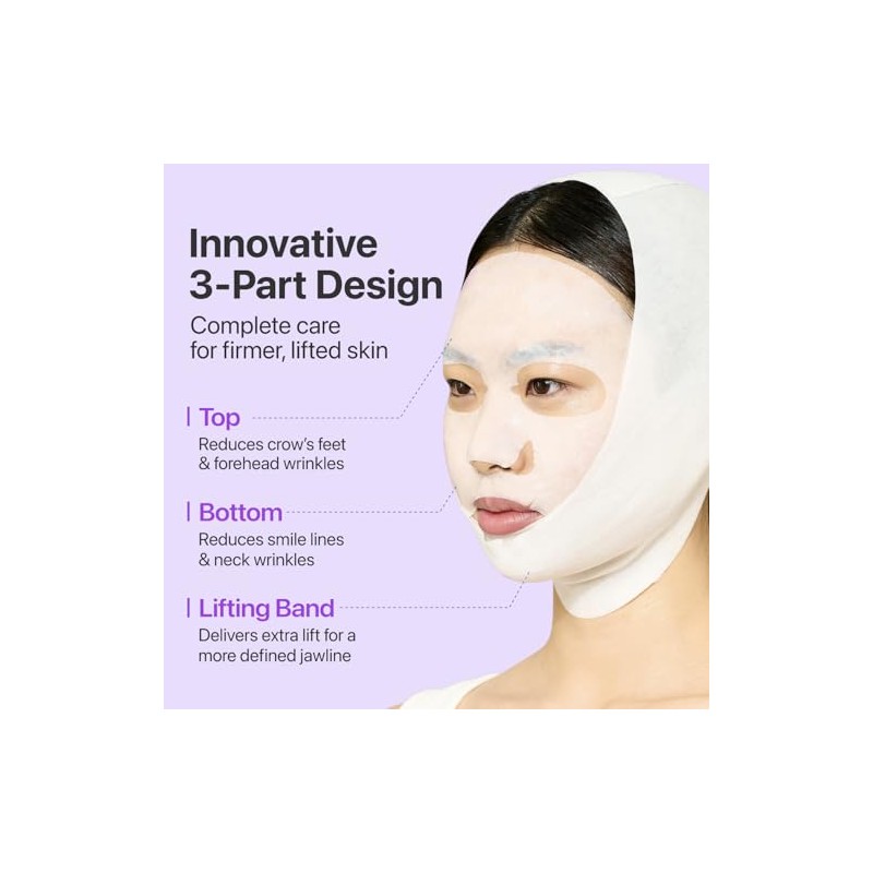 No9 NAD Bio Lifting Full Cover Facial Mask 4 piezas