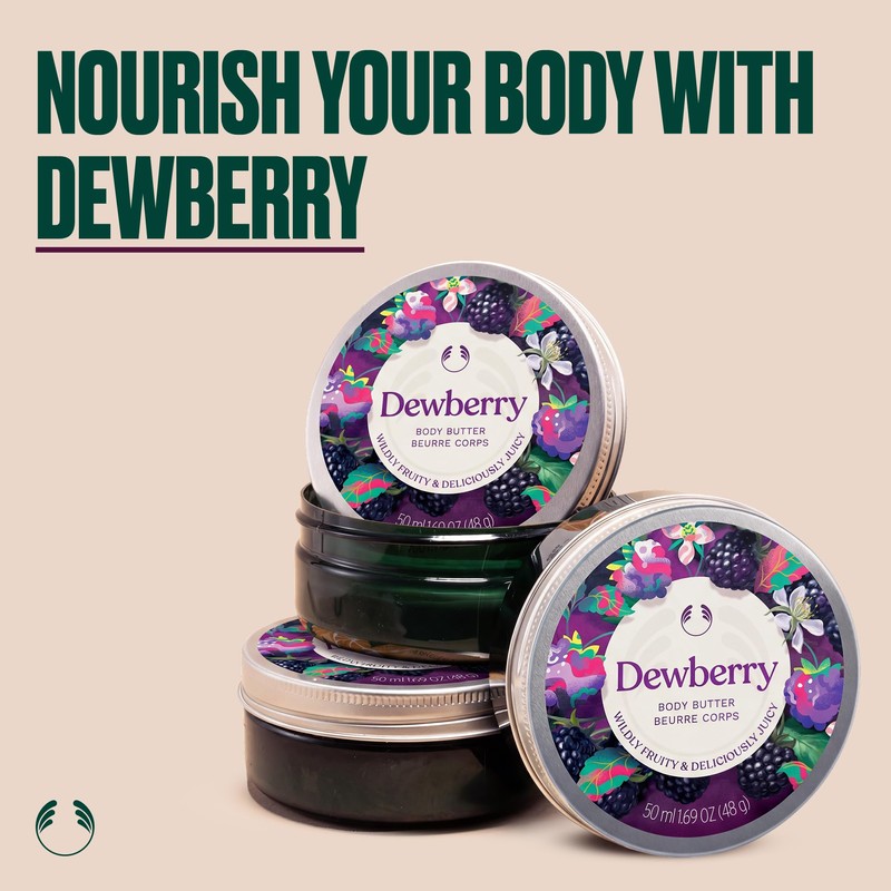 The Body Shop Dewberry Body Butter for Dry Skin 200ml