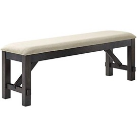 Crosley Furniture Hayden Dining Bench, Slate