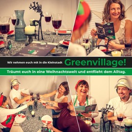 Mitmach-krimi - O Christmas Tree! Light Shine and a Corpse - Crime Dinner Game for Home for 4 People - Winter - Christmas Crime Dinner