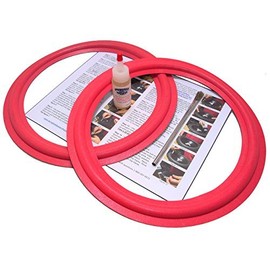 Cerwin Vega 12" Speaker Foam Surround Edge Repair Kit - 2 Speaker Kit - Compatible with Cerwin Vega 25 12T 12W3 12W4 122D2 AT12 A123 A324 D5 DX5 D7 DX7 DXW12 E312 M80 U123 RE30 VS120 Many More