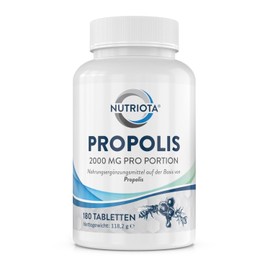 Propolis 1,000 mg, 180 high dose propolis tablets, Natural support of the immune system, relief of sore throat and strong antioxidant, from Aceso