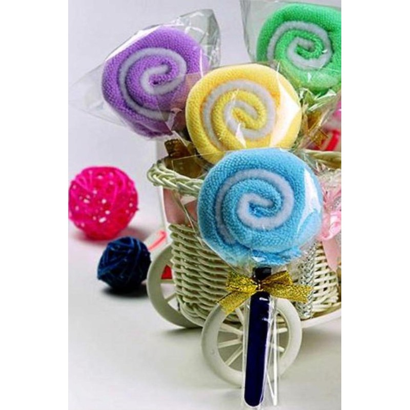 SCGEHA Candy Shaped Mini Towel, Petite Towel, Gift, Petite Gift,