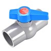 sourcing map Ball Valve, 40mm ID PVC Socket End Shut