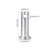 uxcell Single Hole Clevis Pins,8mm x 25mm Flat Head Zinc-Plating