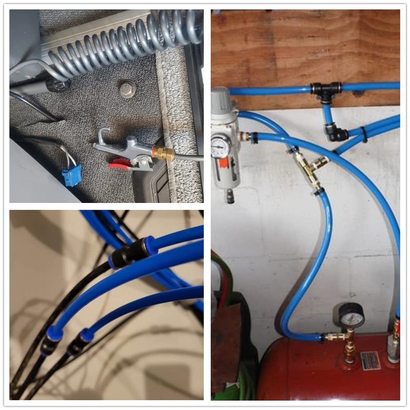 HUAZIZ 40 pieces air push quick fasteners, 1/4 inch 1/4