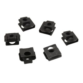 1963-1967 Corvette Glove Box Frame U-Nut Set - Correct (6 Pieces)