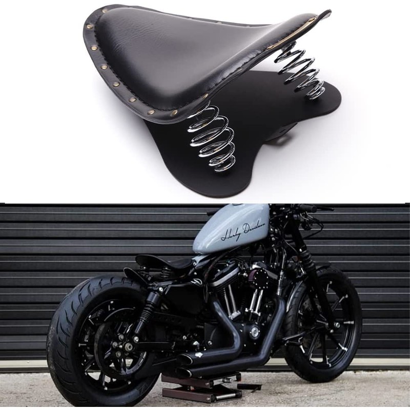 Black Motorcycle Solo Seat Fits for Sportster XL 1200 883