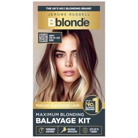 Jerome Russell Bblonde Maximum BALAYAGE KIT | Salon-Quality Sun-Kissed Highlights | Up To 7-Level Lift | Dual-Brush Precision System | Easy At-Home Balayage