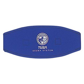 TUSA Neoprene Mask Strap Cover, Cobalt Blue