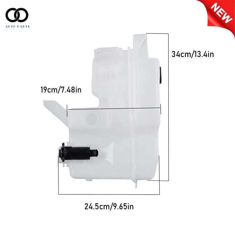 autoooparts Plastic Windshield Washer Fluid Reservoir Tank For Toyota Highlander