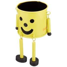 GREENHOUSE 2786-C-Y Tin Man Pot, Small, Yellow