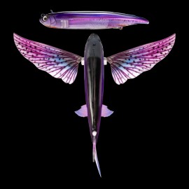 Nomad Design Slipstream Flying Fish Trolling Lure | Pick Size & Color - Flying Fish 140 - 5-1/2", Phantom(PHT)