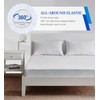 Queen Mattress Protector Noiseless,Mattressprotector Queen,Waterproof Mattress Cover Soft Breathable Cotton
