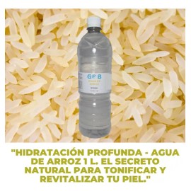 Gob tnico facial agua de arroz 1 L  suaviza todo tipo de piel                                                                                         