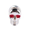Pack of 4 3D Skeleton Motorcycle License Plate Screw Fixings,