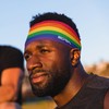 Suddora - Diadema cónica, diseño de arco iris, para entrenamiento,