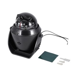 ANKROYU High Precision LED Light Car Compass, Rotating Compass Navigation Marine Electronic Compass Navigation Direction Pointing Mini Guide Ball Navigation Rotating Compass Suitable for Car and Boat