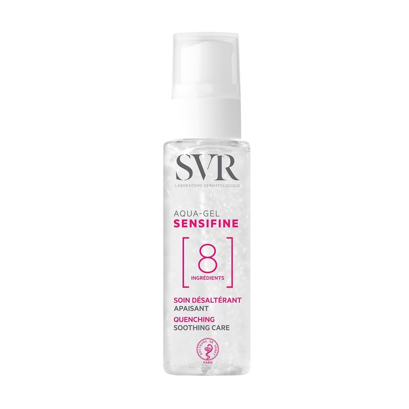SVR Sensifine Aqua-Gel Hidratante Facial para Piel Sensible con Pantenol,