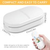 Portable Pill Cutter, Pill Crusher with Stainless Steel Blade, Tablet