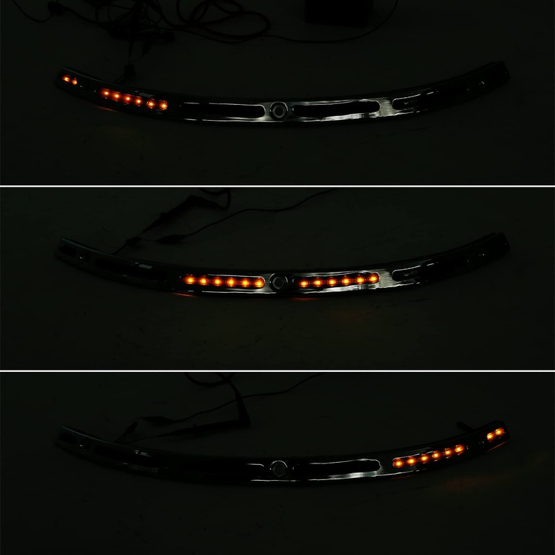 TCMT Chrome Windshield Trim Fit for Harley Street Tri Glide