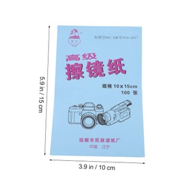 IWOWHERO 300sheets Microscope Lens Cleaning Paper Portable Tissue for Camera and Glasses Wipes for Dust Removal for Clean Displays and Optics