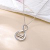 OHAYOO Angel Number 444 Necklace 925 Sterling Silver Infinity Angel