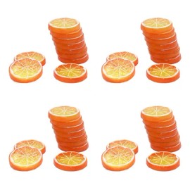 2026 40 Piezas De Fruta Artificial Falsa En Rodajas De